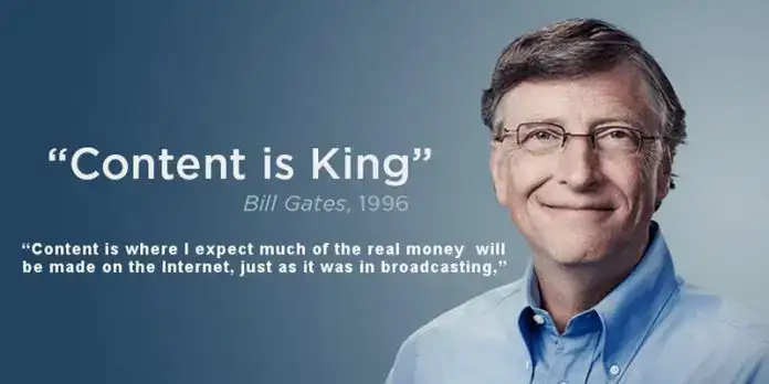 content is king là câu nói của ai content is king là câu nói của ai