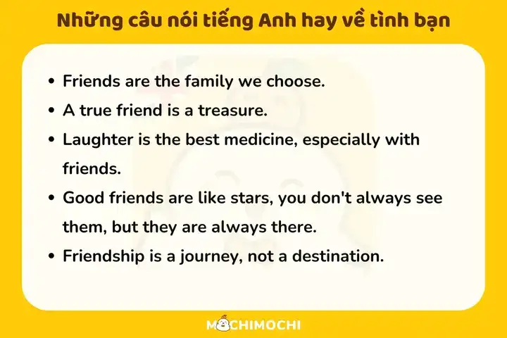 mỗi ngày một câu nói tiếng anh hay