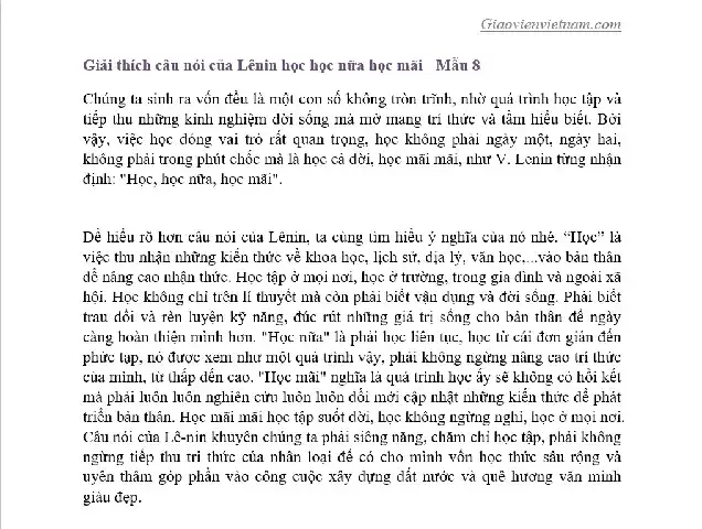 nghị luận về câu nói học học nữa học mãi