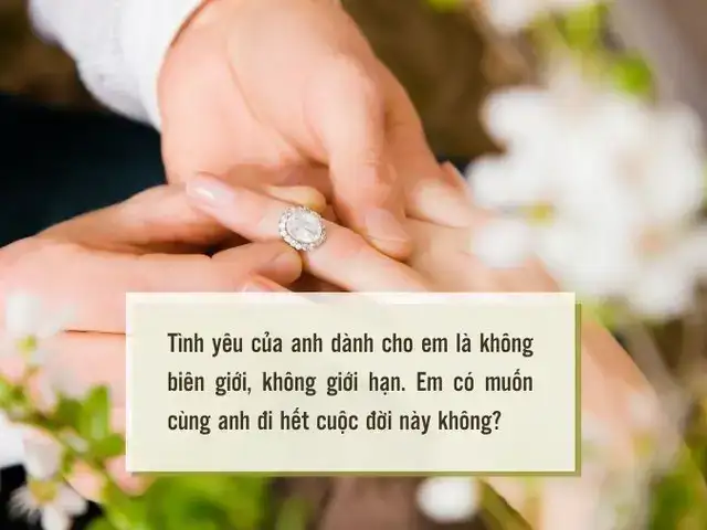 những câu nói cầu hôn