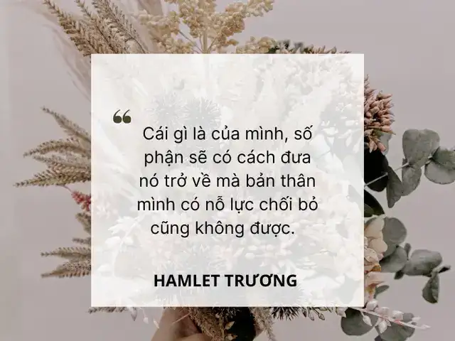 những câu nói của hamlet trương