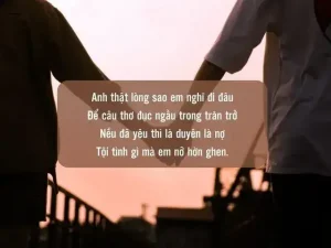 những câu nói giận hờn trong tình yêu