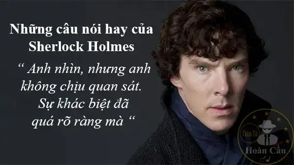 những câu nói hay của sherlock holmes