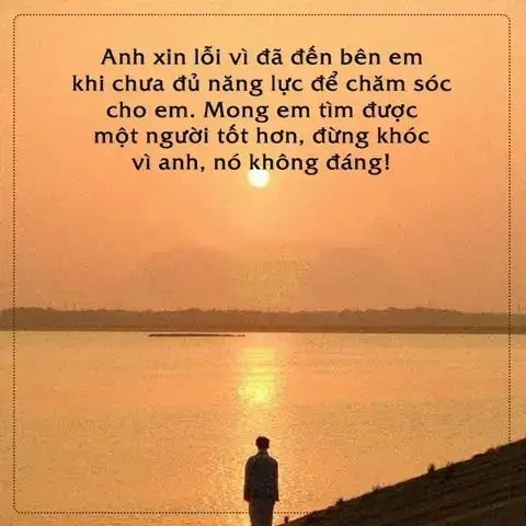 những câu nói hay khi không còn yêu