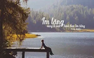 câu nói hay về sự im lặng của phụ nữ