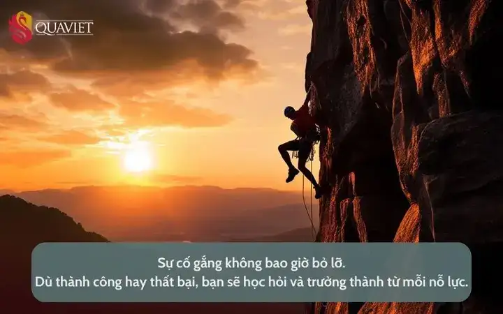 những câu nói hay về sự kiên trì cố gắng