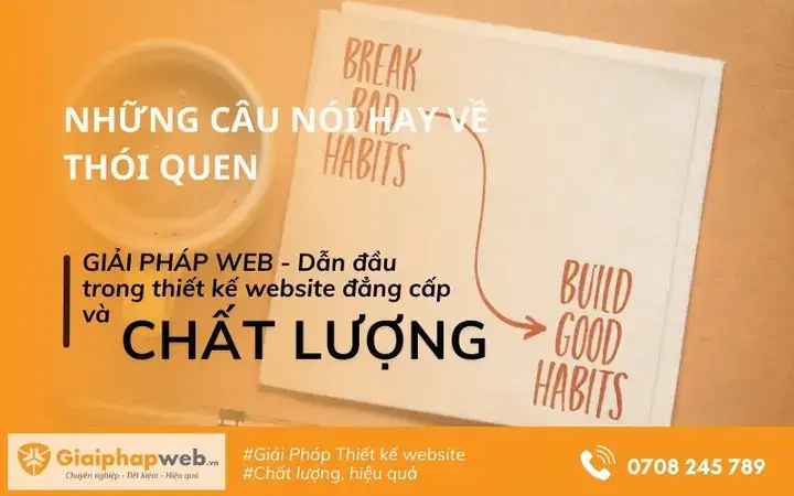 những câu nói hay về thói quen