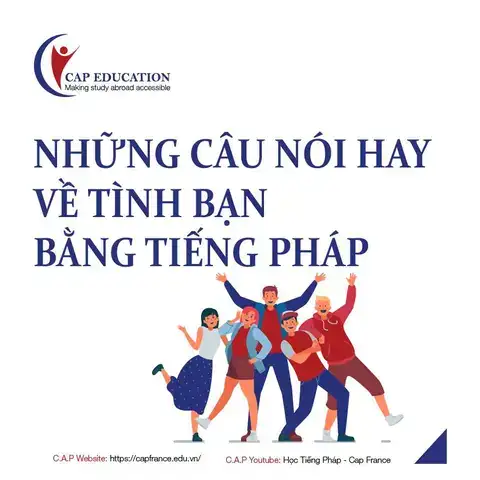 những câu nói hay về tình bạn bằng tiếng pháp