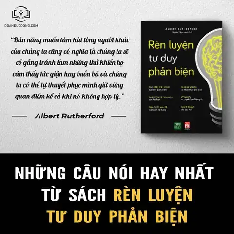 những câu nói hay về tư duy phản biện