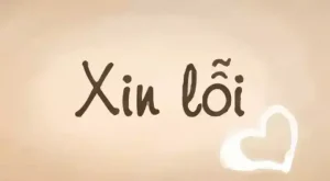 câu nói hay về xin lỗi