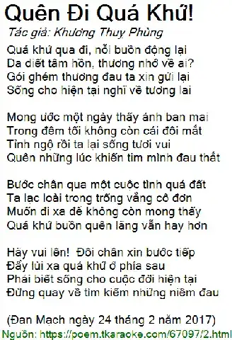 những câu nói quên đi quá khứ những câu nói quên đi quá khứ