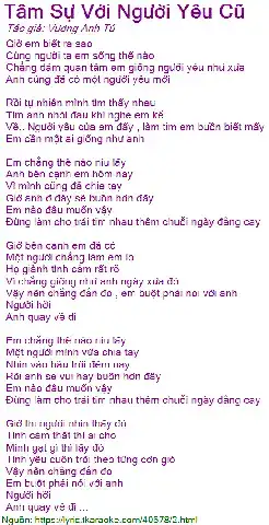 những câu nói tâm sự với người yêu