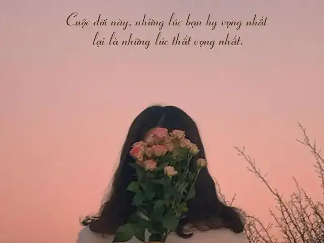 những câu nói thất vọng về bản thân