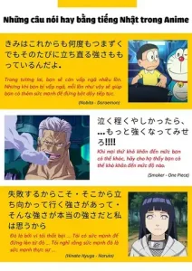 những câu nói tiếng nhật hay trong anime
