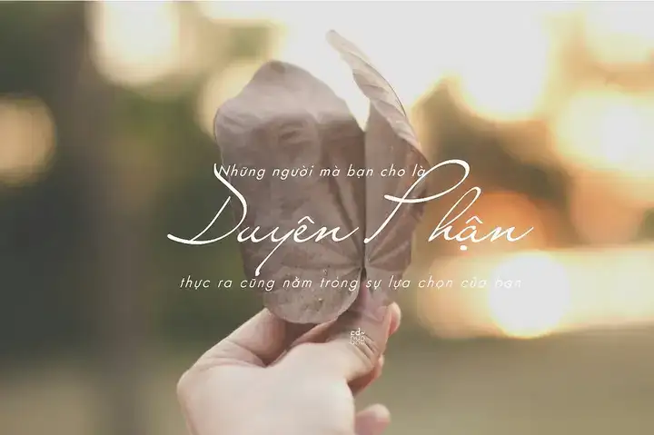 những câu nói về chữ duyên