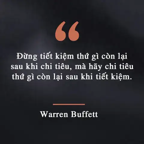 câu nói về tiết kiệm