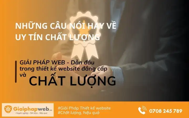 những câu nói về uy tín