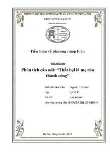 phân tích câu nói