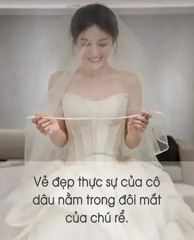 câu nói hay về cô dâu chú rể