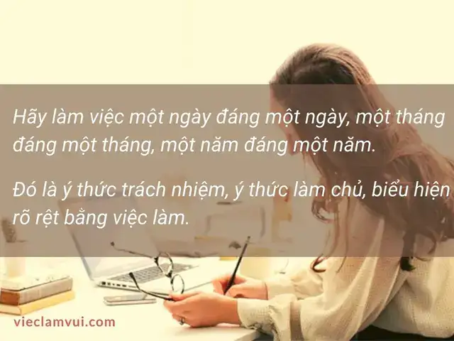 câu nói hay về trách nhiệm trong công việc