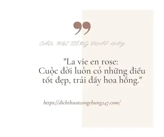 câu nói tiếng pháp hay câu nói tiếng pháp hay